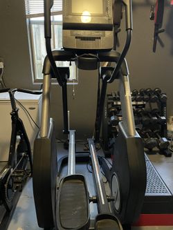 NordicTrack Elliptical, Stationary Bike, Weight Set, Pull Up And Ab Wall Mount