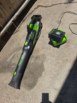 Greenworks Pro 80V 750 CFM Cordless Handheld Leaf Blower.