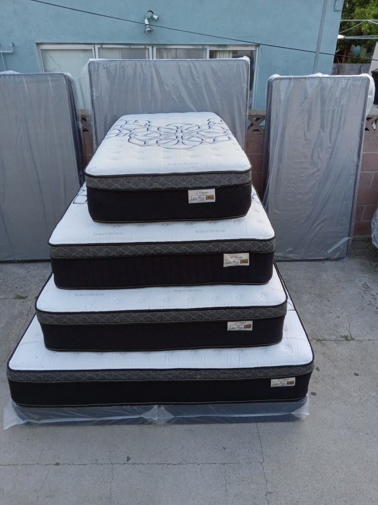 🔥 Mattresses For Sale 🔥 Queen Size Mattress Pillow Top 12" Thick. All Sizes Available. Same Day Delivery