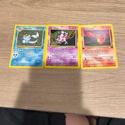 1995 Vaporeon Mr Mime Charmander