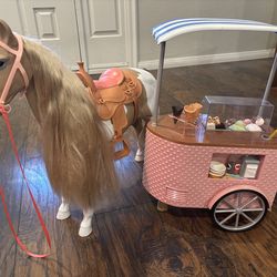 Ice cream cart and Horse bundle