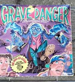 Vintage 1994 Grave Danger Game-board