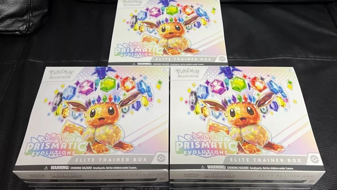 Pokémon Scarlet & Violet Prismatic Evolutions Elite Trainer Box ETB