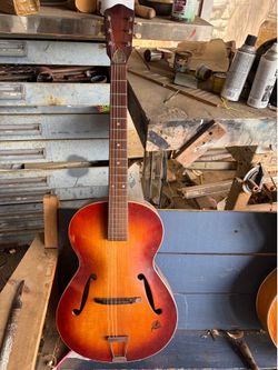 Vintage framus arch top guitar