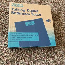 Talking Digital Bathroom Scale