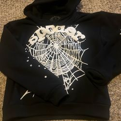 Sp5der Hoodie Black/white