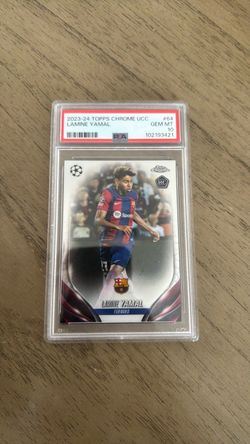 Lamine Yamal 2023-24 Topps Chrome UCC RC PSA 10 💎