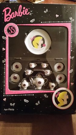 35th Anniversary Barbie Tea Set