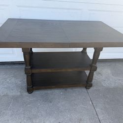 Counter Height Farmhouse Table Dining Kitchen 