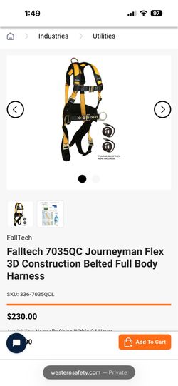 Full body harnesses
