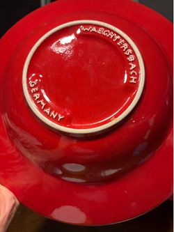 Waechtersbach Red bowls