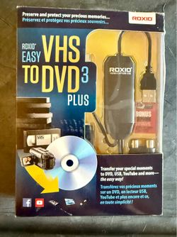 Roxio Easy VHS to DVD 3 Plus..