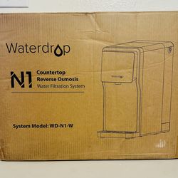 Waterdrop N1 Countertop Reverse Osmosis System - Sealed/Never Used
