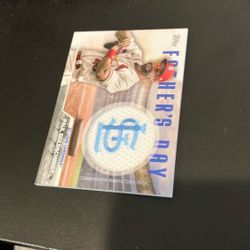 Paul Goldschmidt Fathers Day Patch Card 