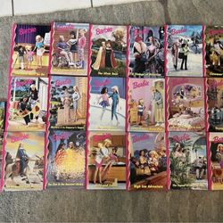 VTG: Mattel Barbie And Friends Collection Of 19 Books Excellent Condition