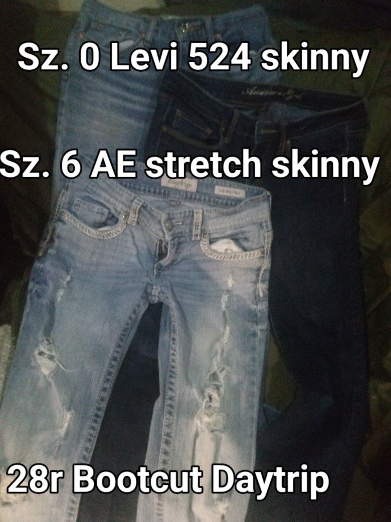 Silver , Levi, AE Women's jeans