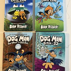 Books Dog Man /Cat kid