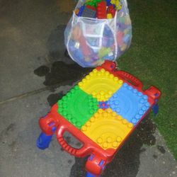 Legos And Lego Building Table