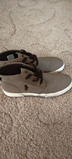 Polo Ralph Lauren Flossmoor Ripstop Canvas Upper Tan Size 10.5D