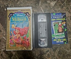 Little Mermaid VHS Tape Disney Fully Restored Special edition