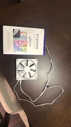 White Nzxt rgb fans