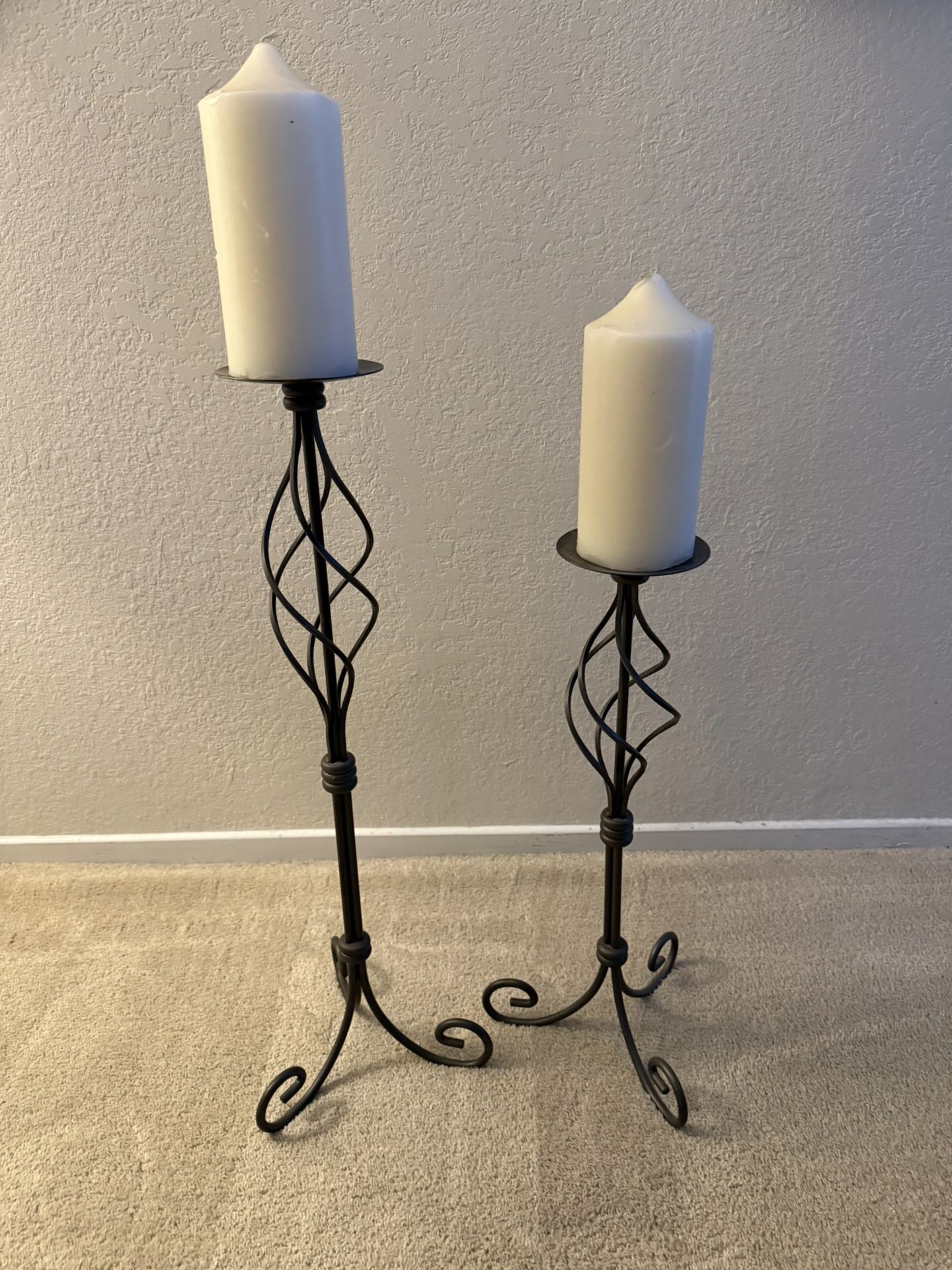 Floor Standing Candle Holders