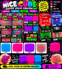 Nee Doh Nice Cube Super Solid Squish Toy