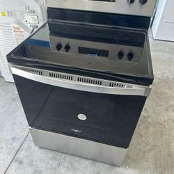 Stainless Steel Whirlpool Electric Stove Oven Fully Functional