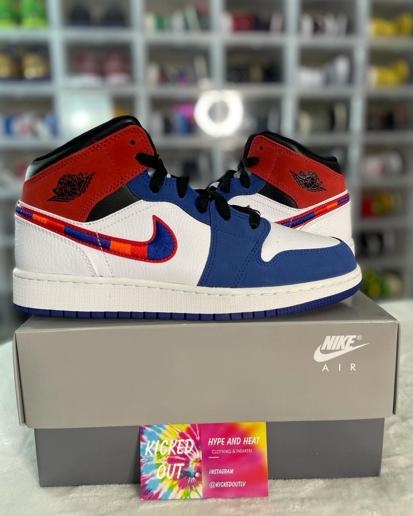 NEW* Nike Air Jordan 1 “Rush Blue” Size 6.5 Men / 8 Women for Sale 