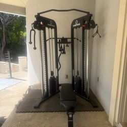 Inspire FTXC Functional Trainer complete System with bench and Accessories