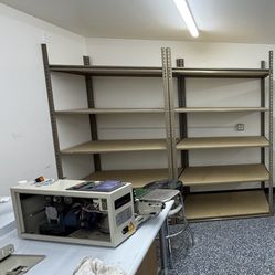 Bin Storage Shelving 48 in W x 30 in D Boltless Steel Shelves Delivery Available