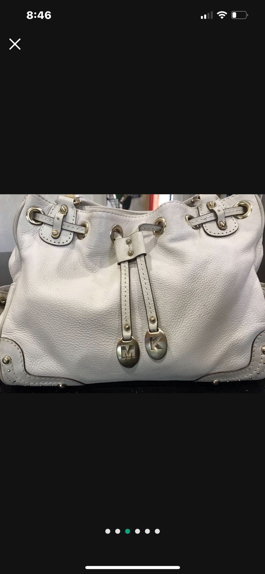 White Michael Kors Bag