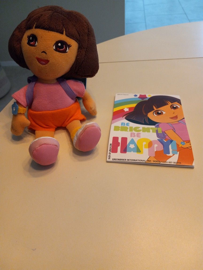 Ty Beanie Baby Dora The Explorer