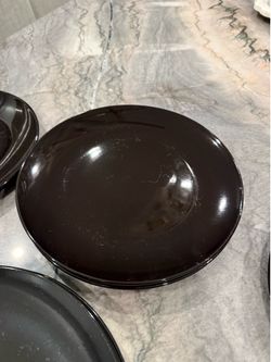 Set of 24 Royal Norfolk black plates