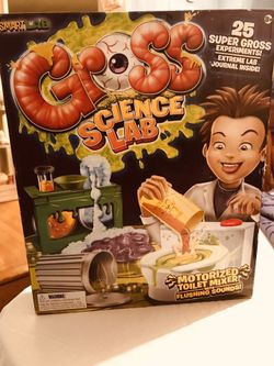 Smart Lab Gross Science Lab Motorized Toilet Mixer with Flushing Sounds (New) Box was opened, contents never used.