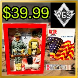 *RETRO* G.I. Joe Classic Collection D-Day Salute Limited Edition Figure (1999)