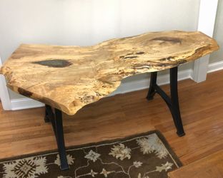 Live edge table
