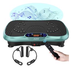 AXV Vibration Plate Fitness Platform Exercise Machine Vibrating Shaking Full Body Shaker Workout Vibrate Stand Shake Board Sport Gym for Weight Loss F