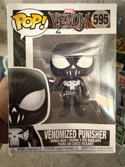 Funko Pop Marvel Venom Venomized Punisher #595 Vinyl Bobble-Head