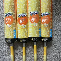 4 for $30. Swiffer Super Extendable Dusting Kit with Heavy Duty Refills (1- Handle, 4-Dusters)