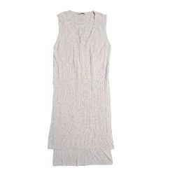 ZARA Knit Tunic Vest Side Slits Womens Medium