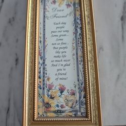 SPECIAL FRIEND DECORATIVE POEM PLAQUE