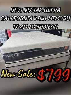 NEW NECTAR ULTRA CALIFORNIA KING MEMORY FOAM MATTRESS