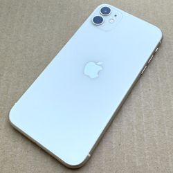 Unlocked Apple iPhone 11 (128 GB) White/Silver