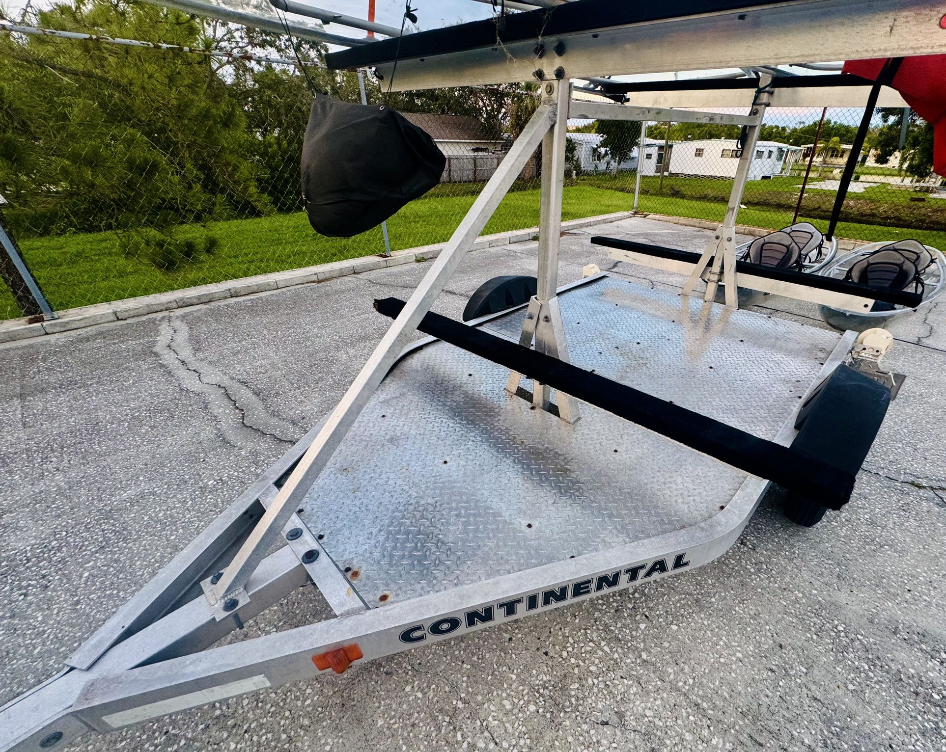 Continental 4 Kayak Aluminum Trailer