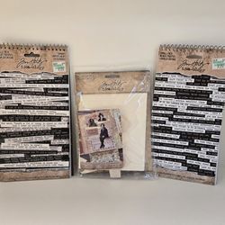 Tim Holtz Stickers and Folio
