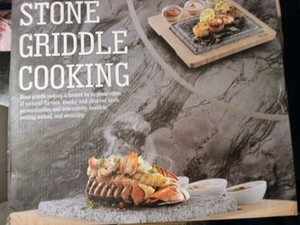 Stone griddle cooking