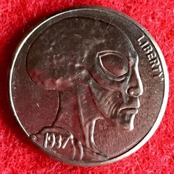 Highly Detailed Alien Coin. First $20 Offer Automatically Accepted. Shipped Same Day