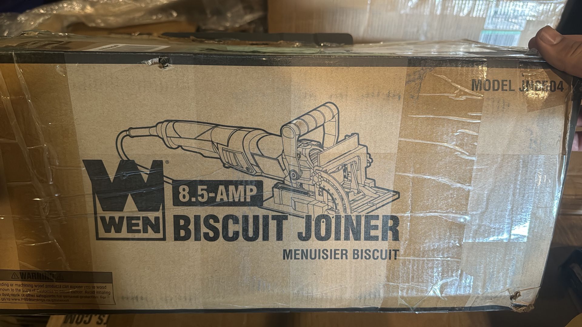 WEN JN8504 8.5-Amp Plate and Biscuit Joiner with Case and Biscuits