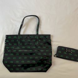 Kate Spade Hedgehog Bon Shopper Bag and Wallet